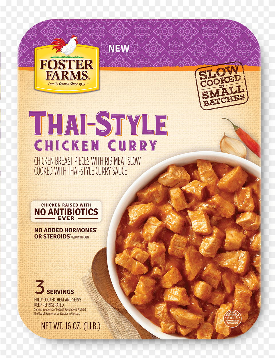 Foster Farms Thai Style Chicken Curry, Advertisement, Food Free Png