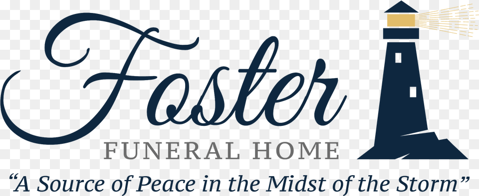 Foster Funeral Home Calligraphy, Text Png