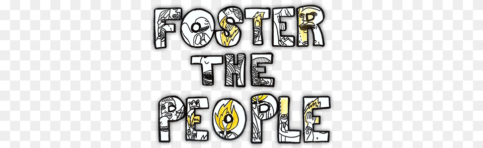 Foster The People Logo Foster The People Logo, Sticker, Art, Text, Book Png