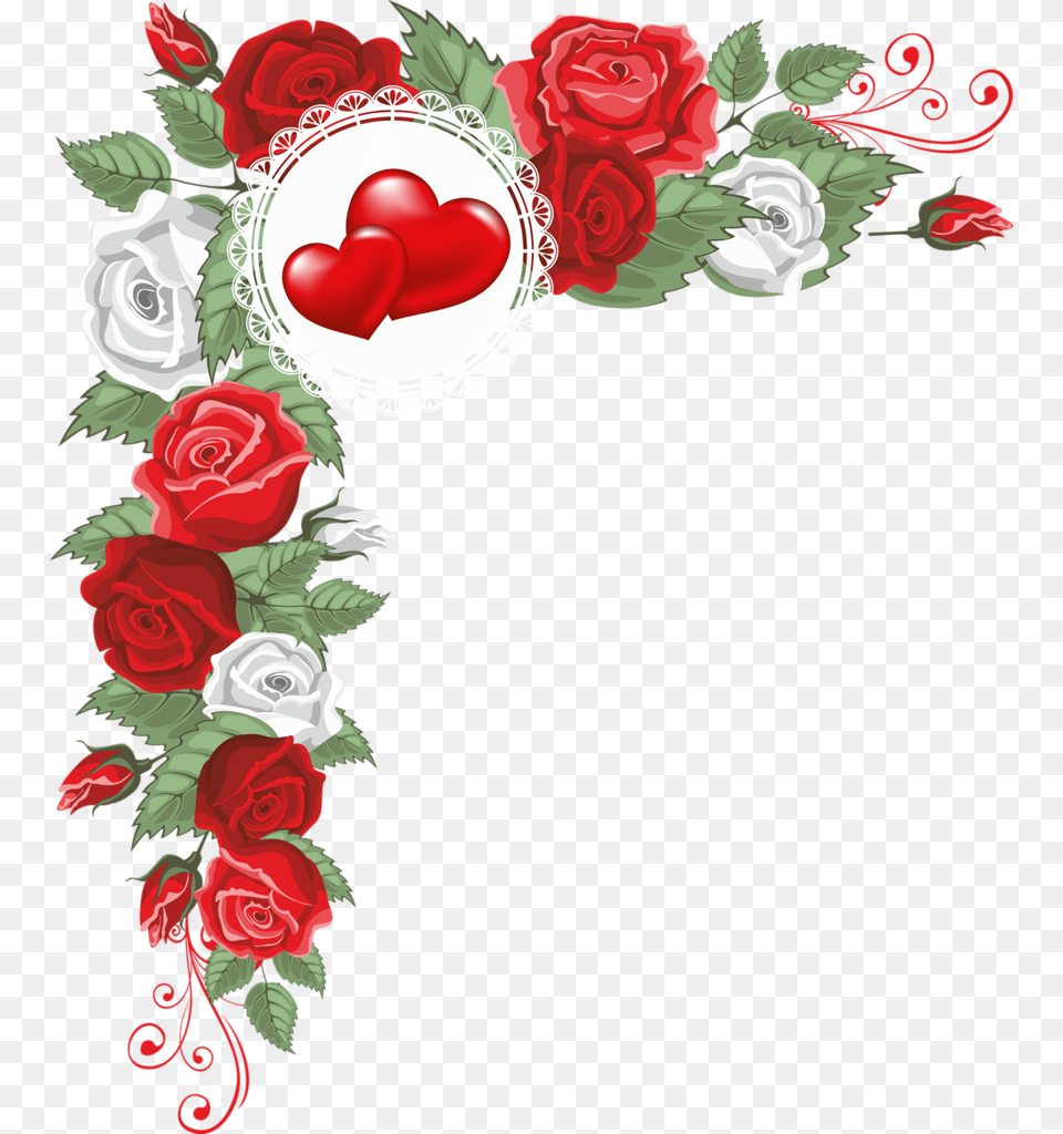 Fotki Border Design Pattern Design Le Net Decorative Hearts And Flowers Border, Art, Floral Design, Flower, Graphics Png Image