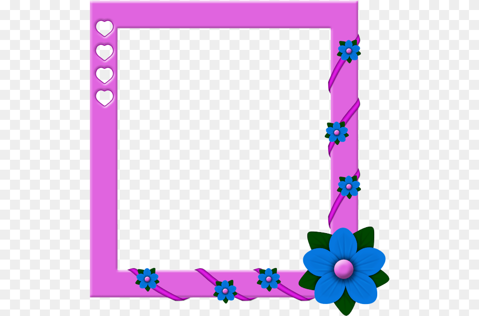 Fotki Borders And Frames Flower Frame Journal Cards Picture Frame, Purple, Blackboard Free Transparent Png