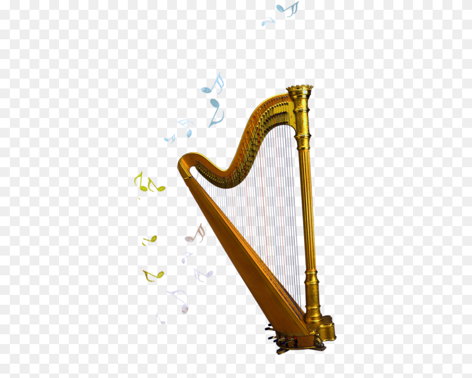Fotki Harp Clipart Music Instruments Celebrations Music, Musical Instrument, Smoke Pipe Png Image
