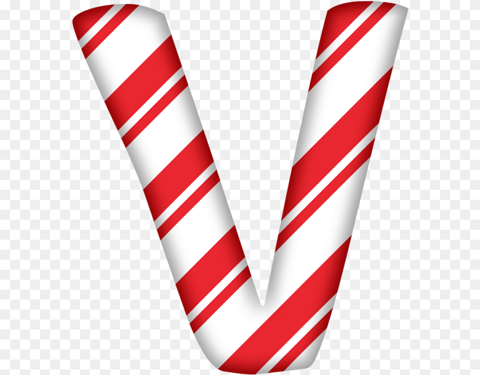 Fotki Letter V Letters And Numbers Candy Cane Yandex Candy Cane Letter V, Food, Sweets, Dynamite, Weapon Free Transparent Png