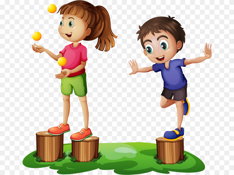 Fotki Outdoor Playground School Clipart Games To Stand On One Leg Clip Art, Baby, Person, Face, Head Free Png Download