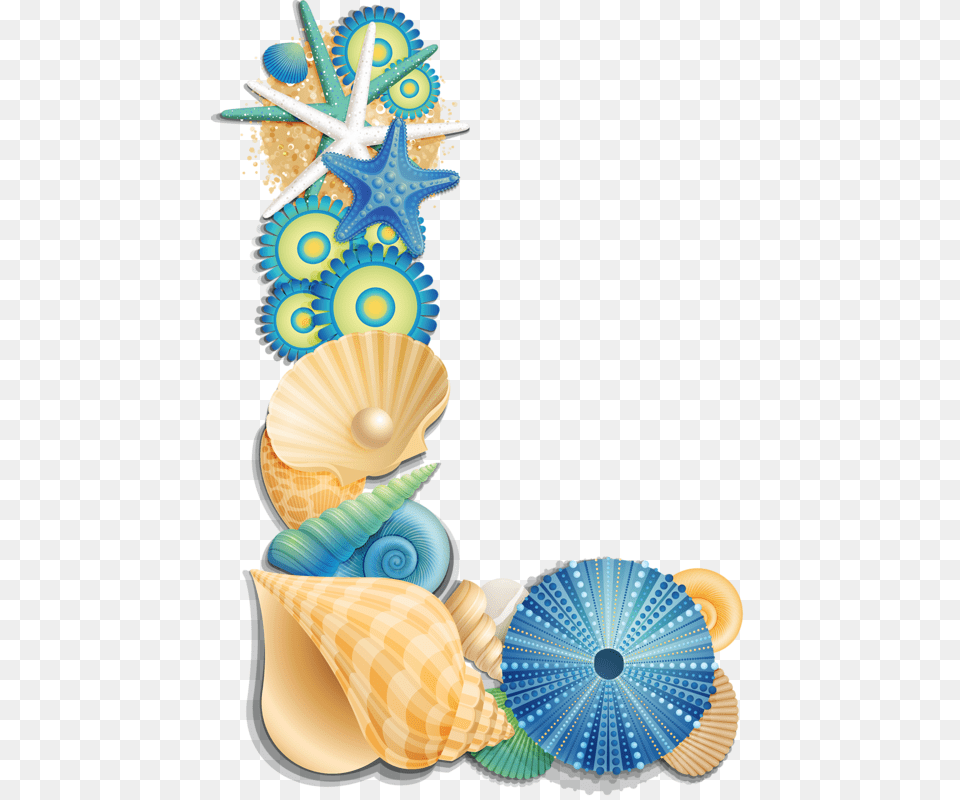 Foto Avtor Arana Na Yandeks Letter Sea Shell L, Animal, Invertebrate, Sea Life, Seashell Free Transparent Png