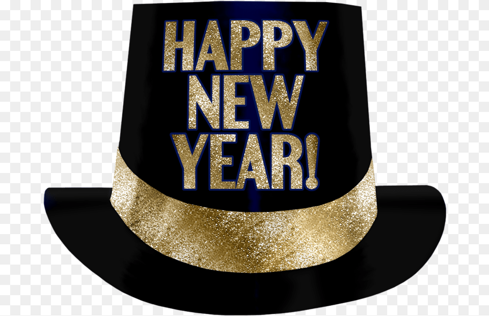 Foto Avtor Cutepictures Na Yandeks New Years Hat Clipart, Baseball Cap, Cap, Clothing, Gold Png Image