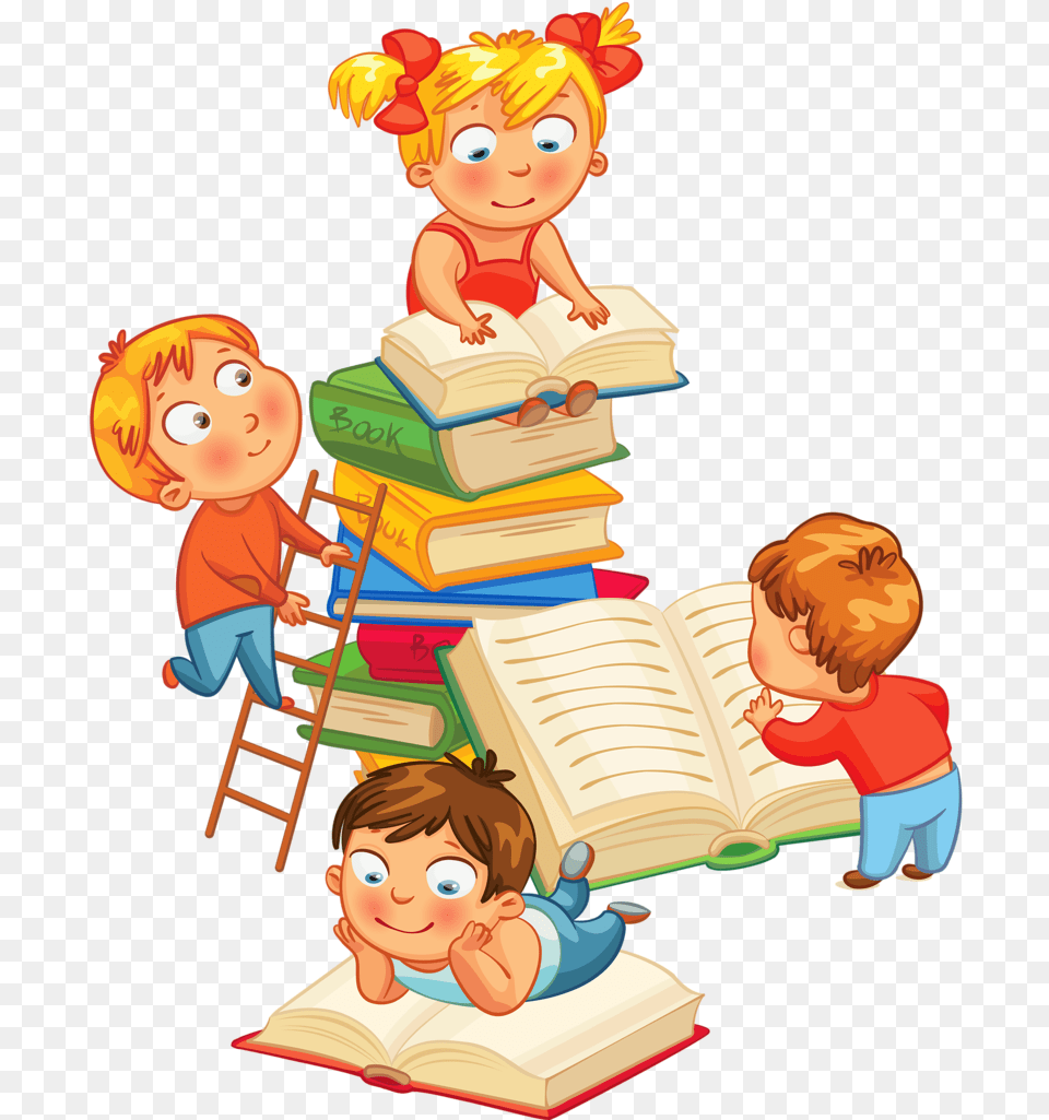 Foto Avtor Soloveika Na Yandeks Children And Books Clipart, Book, Person, Publication, Reading Free Png Download