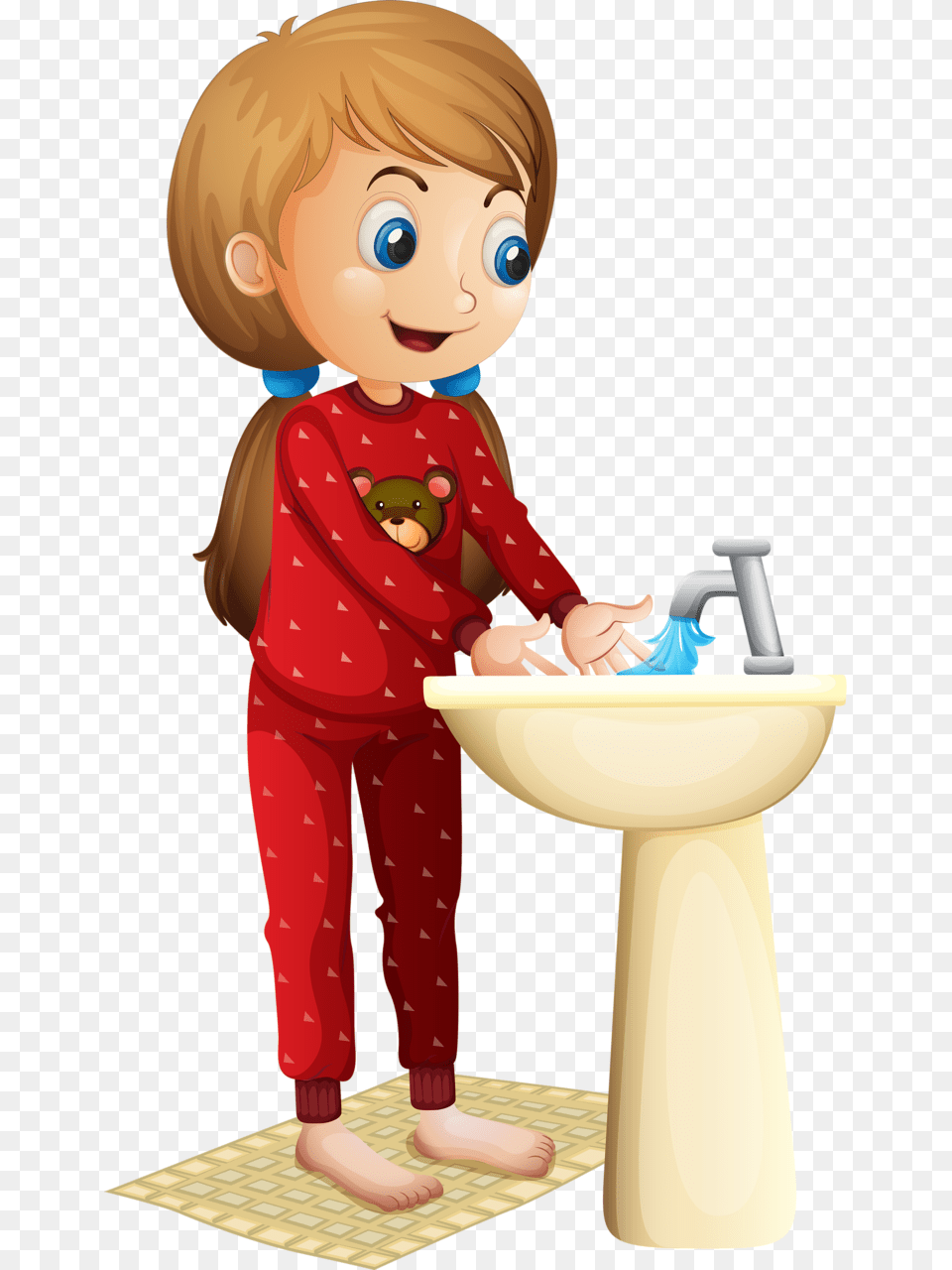 Foto Avtor Soloveika Na Yandeks Girl Washing Her Hands, Basin, Baby, Person, Face Free Png Download