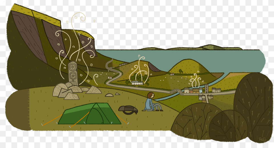 Foto Illustration, Grass, Outdoors, Plant, Camping Free Transparent Png