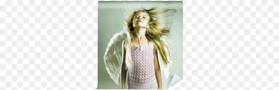 Fotomural Hermosa Feliz Con Alas De Ngel Pixers Princess Of The Infinite Book, Angel, Photography, Adult, Person Png Image