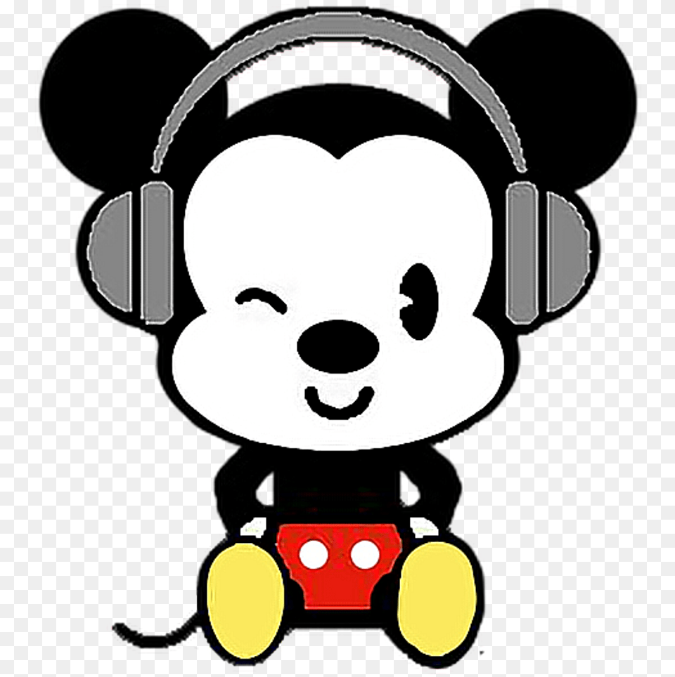 Fotos Para Tumblr De Mickey Mickey Mouse With Headphones, Electronics, Baby, Person, Face Free Transparent Png
