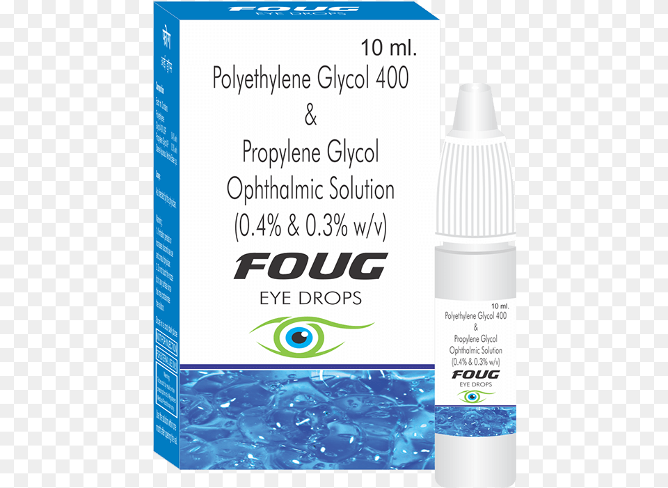 Foug Foug Eye Drop, Bottle, Cosmetics, Sunscreen Png