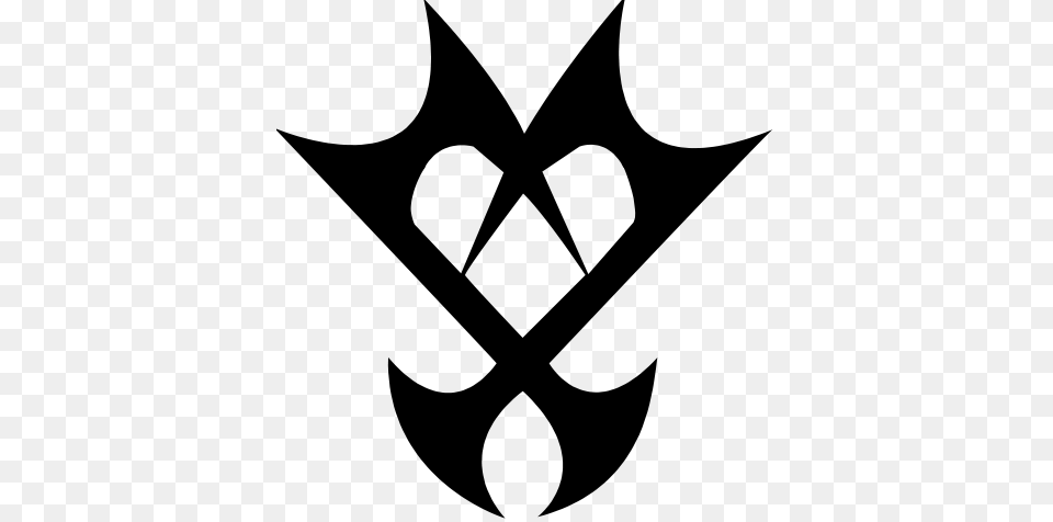 Found In Kingdom Hearts Birth By Sleep Vanitas Kingdom Hearts Symbol, Gray Free Transparent Png