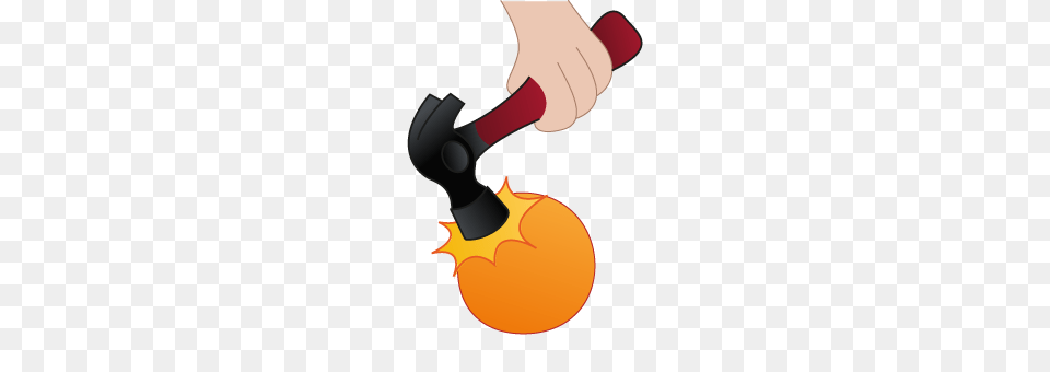 Found Something, Device, Person, Hammer, Tool Free Png
