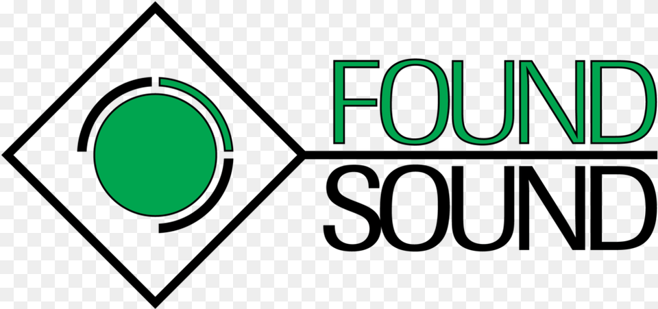 Found Sound Circle, Green, Light, Logo, Night Free Png Download