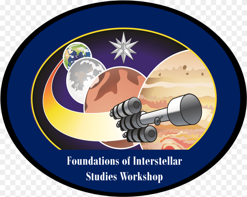 Foundations Of Interstellar Studies Circle, Advertisement, Poster, Astronomy, Moon Png