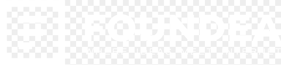 Foundea Logo White F Txt Slogan Graphic Design, Text Free Transparent Png