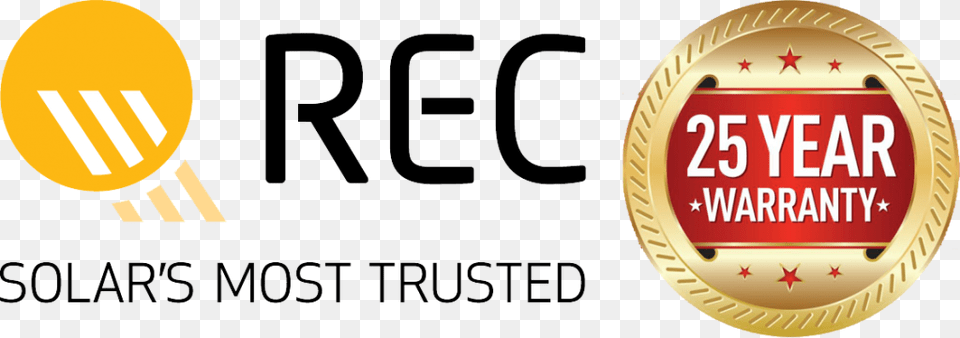 Founded In Norway In 1996 Rec Has Quickly Grown To Rec Solar, Gold, Logo, Badge, Symbol Png Image