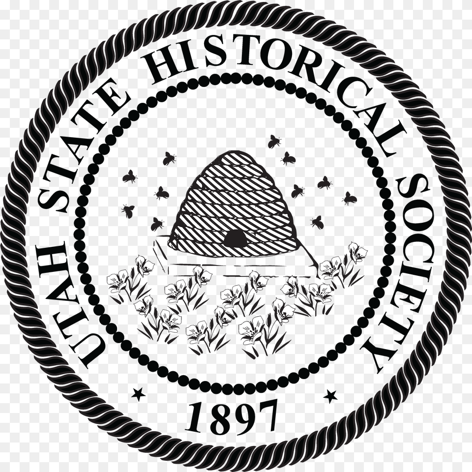 Founding Of The Utah Historical Society Circle, Clothing, Hat, Logo, Baby Png Image