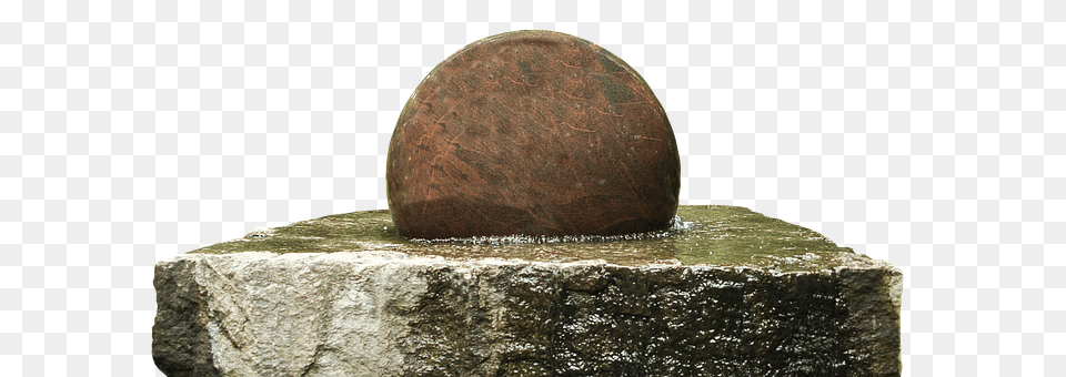 Fountain Rock, Sphere, Slate, Mineral Free Png