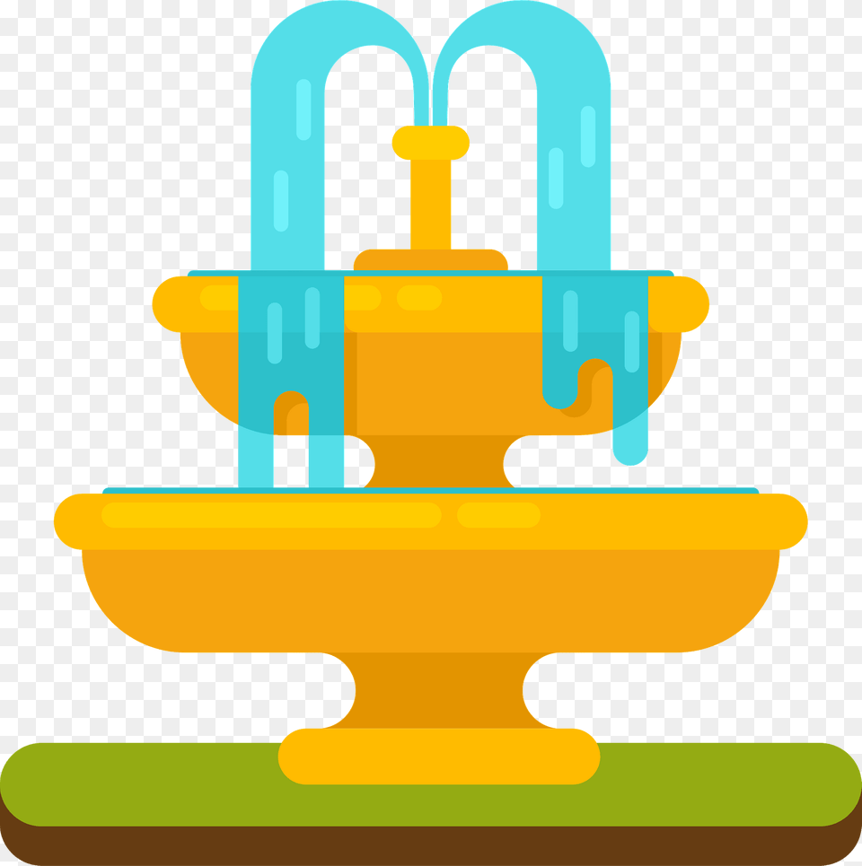 Fountain Clipart, Architecture, Water, Bulldozer, Machine Free Png Download