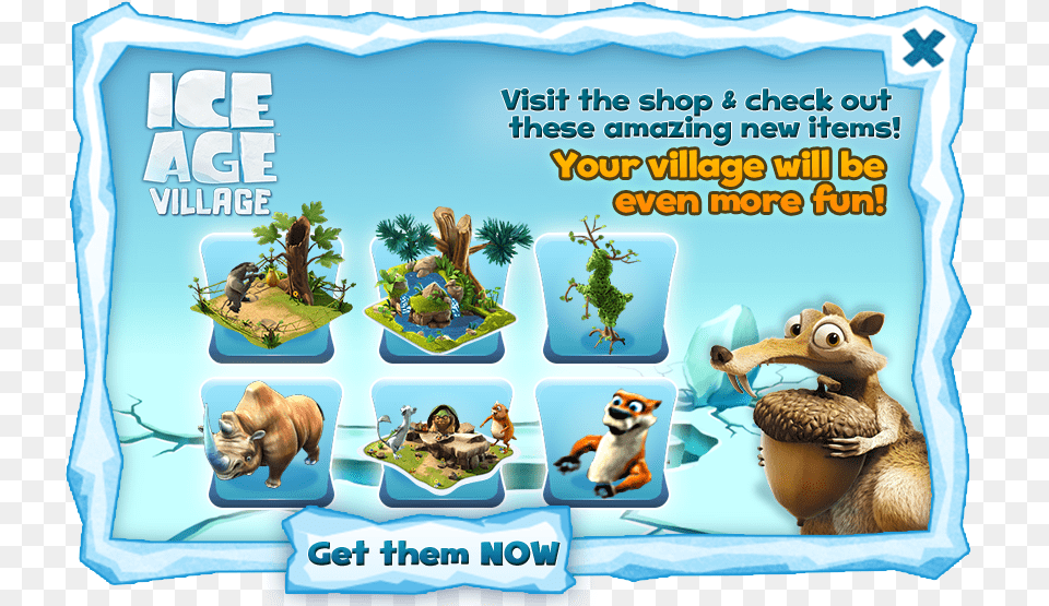 Fountain Grass For Kids Ice Age Village Rhino, Lunch, Meal, Food, Penguin Png Image