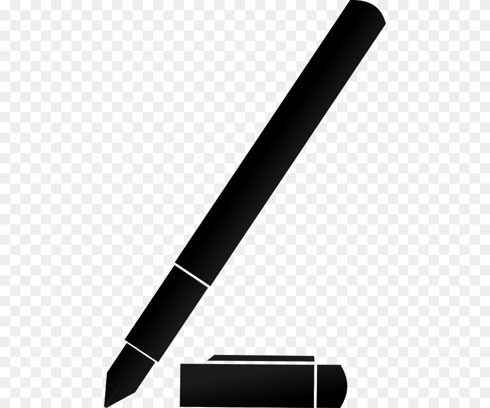 Fountain Pen, Black Png