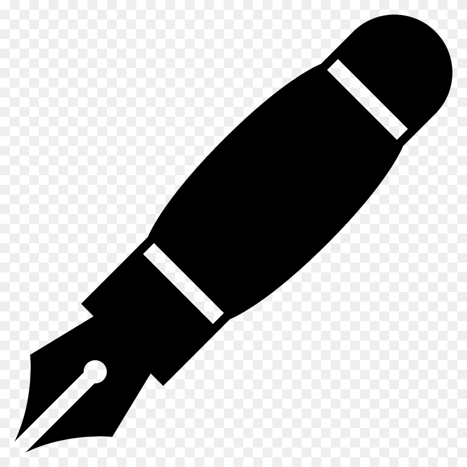 Fountain Pen Emoji Clipart, Fountain Pen, Rocket, Weapon Png