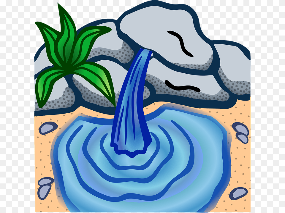 Fountain Water Water Spring Spring Water Clipart, Nature, Outdoors, Sea, Art Free Transparent Png