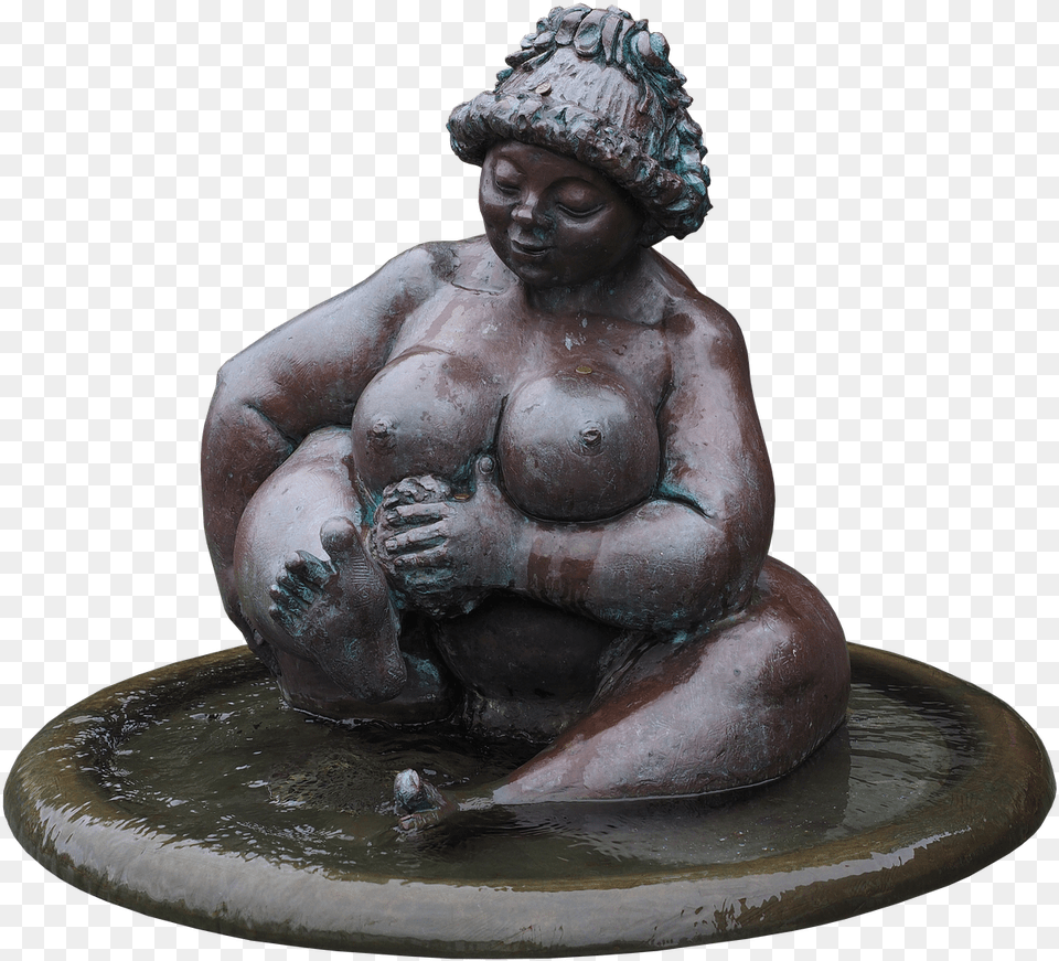 Fountain Water Wilhelmine Photo On Pixabay Statue, Adult, Person, Figurine, Man Free Transparent Png