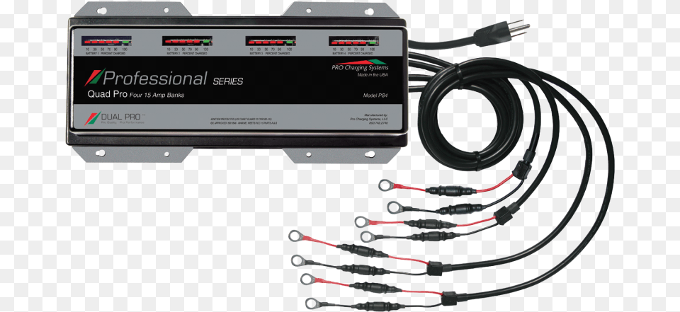 Four Bank Boat Charger, Adapter, Electronics, Computer Hardware, Hardware Free Png