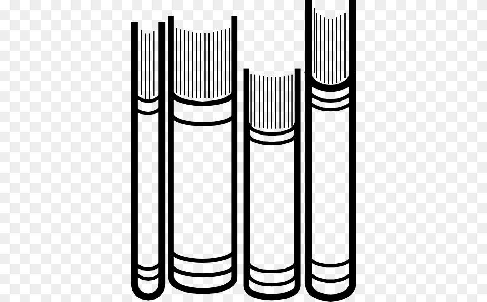 Four Books In A Row Clip Art, Gray Free Transparent Png