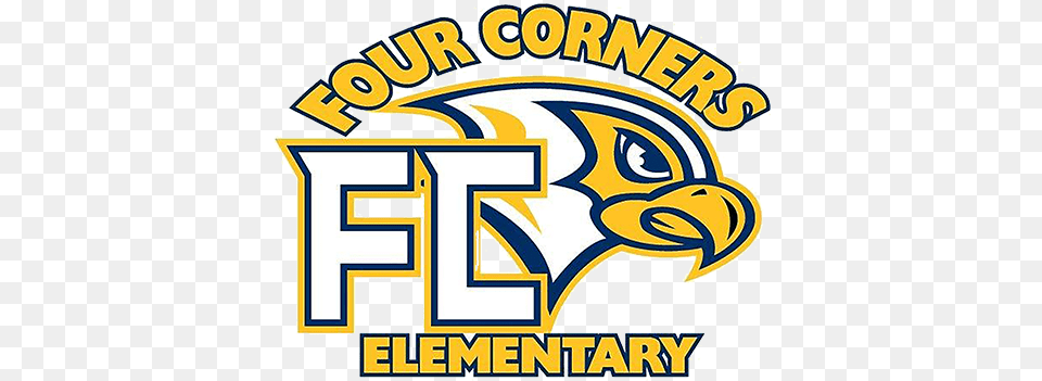 Four Cornerselementary School School, Logo, Scoreboard, Text Free Transparent Png