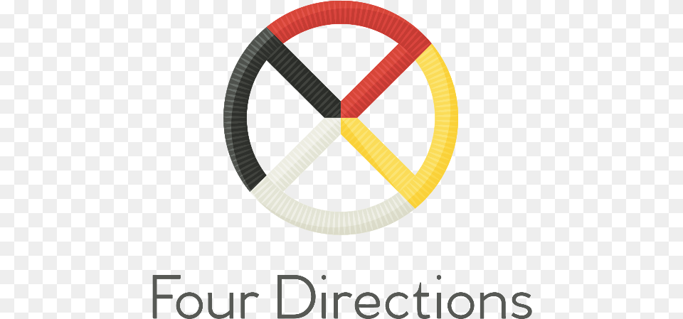Four Directions Logo Native American Rights Fund, Sign, Symbol, Disk Free Transparent Png