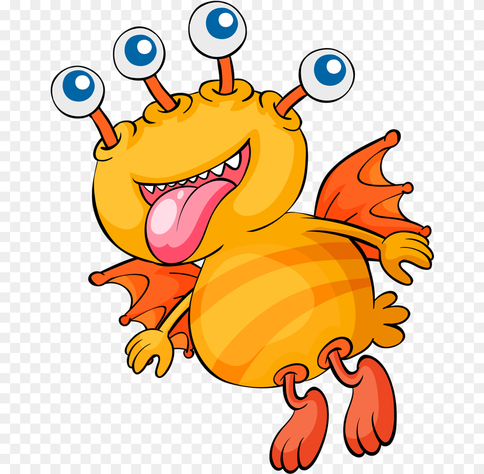 Four Eyes Monster Cartoon Monstri Detskie, Dynamite, Weapon Free Transparent Png