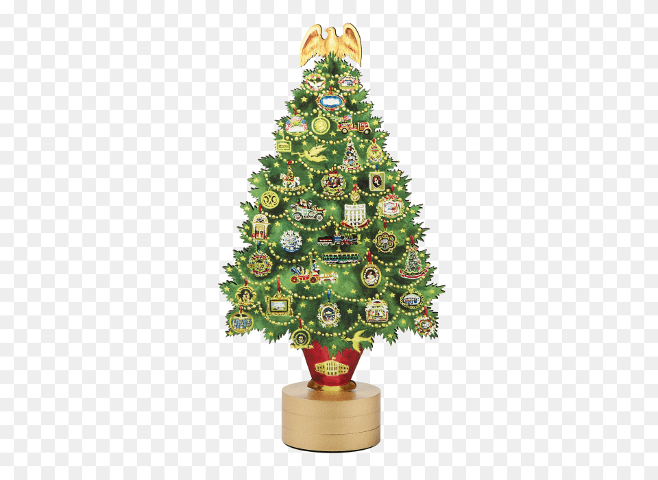 Four Foot Christmas Tree In Pot, Plant, Christmas Decorations, Festival, Christmas Tree Free Transparent Png