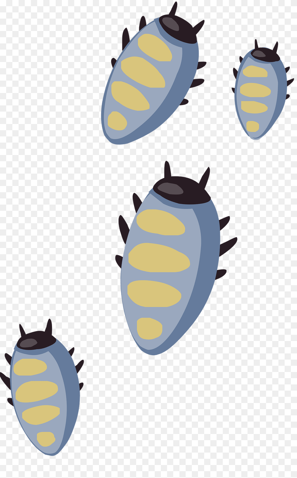 Four Grey Bugs Clipart, Animal, Person, Face, Head Free Transparent Png