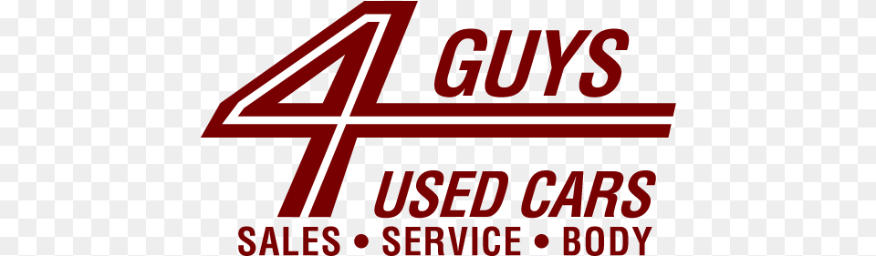 Four Guys Auto Sign, Symbol, Text, Dynamite, Weapon Png Image