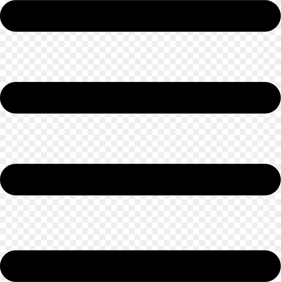 Four Horizontal Lines Interface Symbol Icon Cutlery, Fork Free Png Download