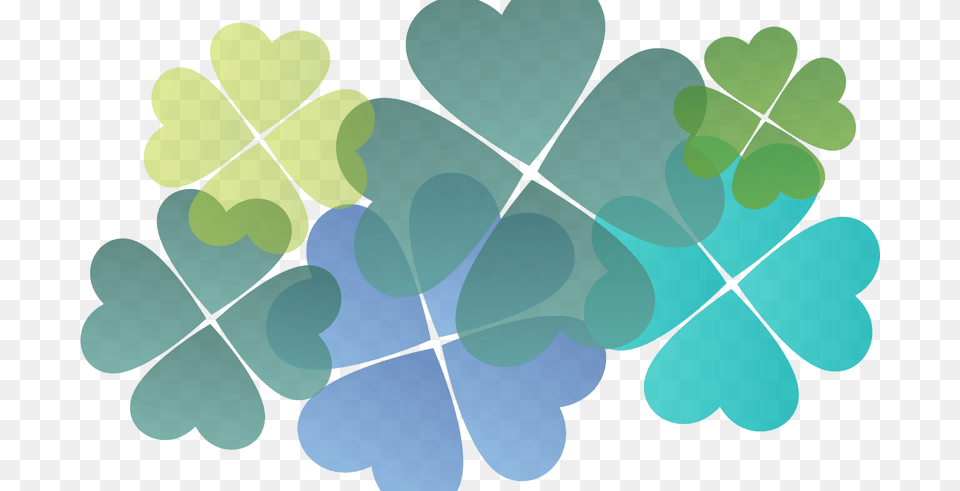 Four Leaf Clover, Art, Graphics, Pattern, Plant Png Image