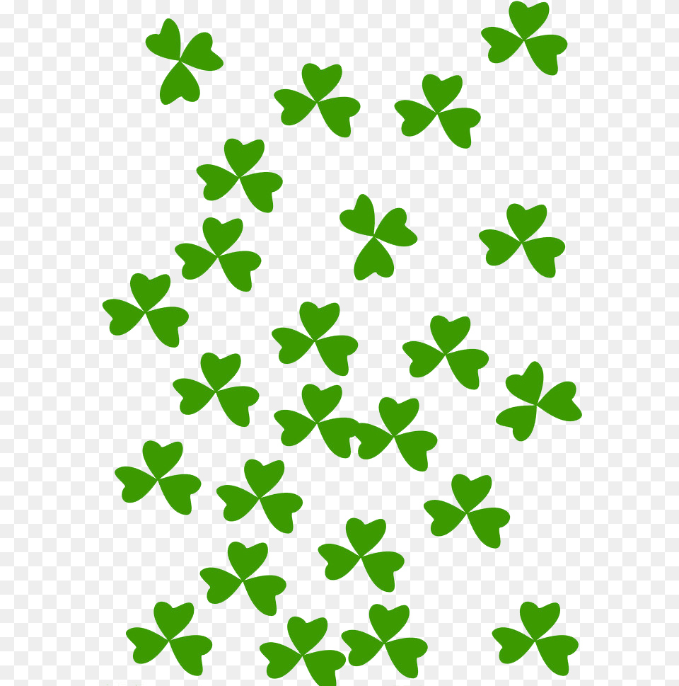 Four Leaf Clover Background, Green, Pattern, Plant, Outdoors Free Png