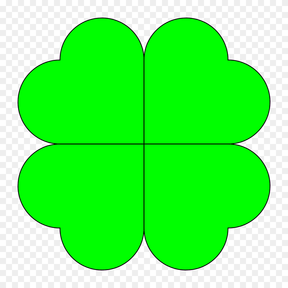 Four Leaf Clover Clipart, Green, Plant, Ball, Sport Png