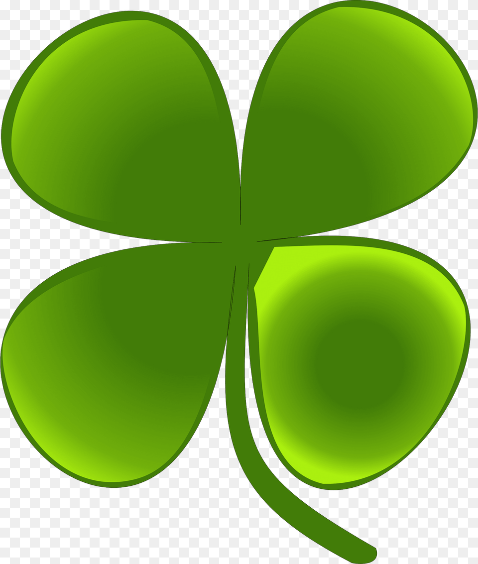 Four Leaf Clover Clipart, Green, Plant Png Image