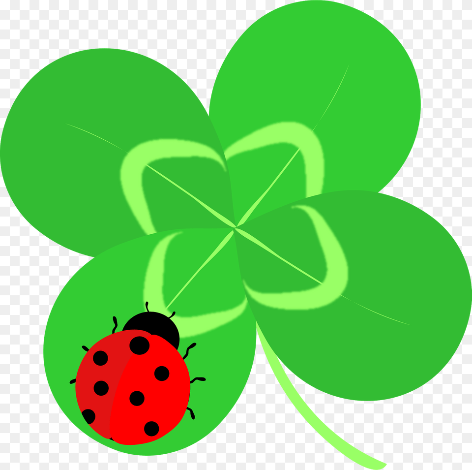Four Leaf Clover Clipart, Strawberry, Plant, Produce, Green Free Png
