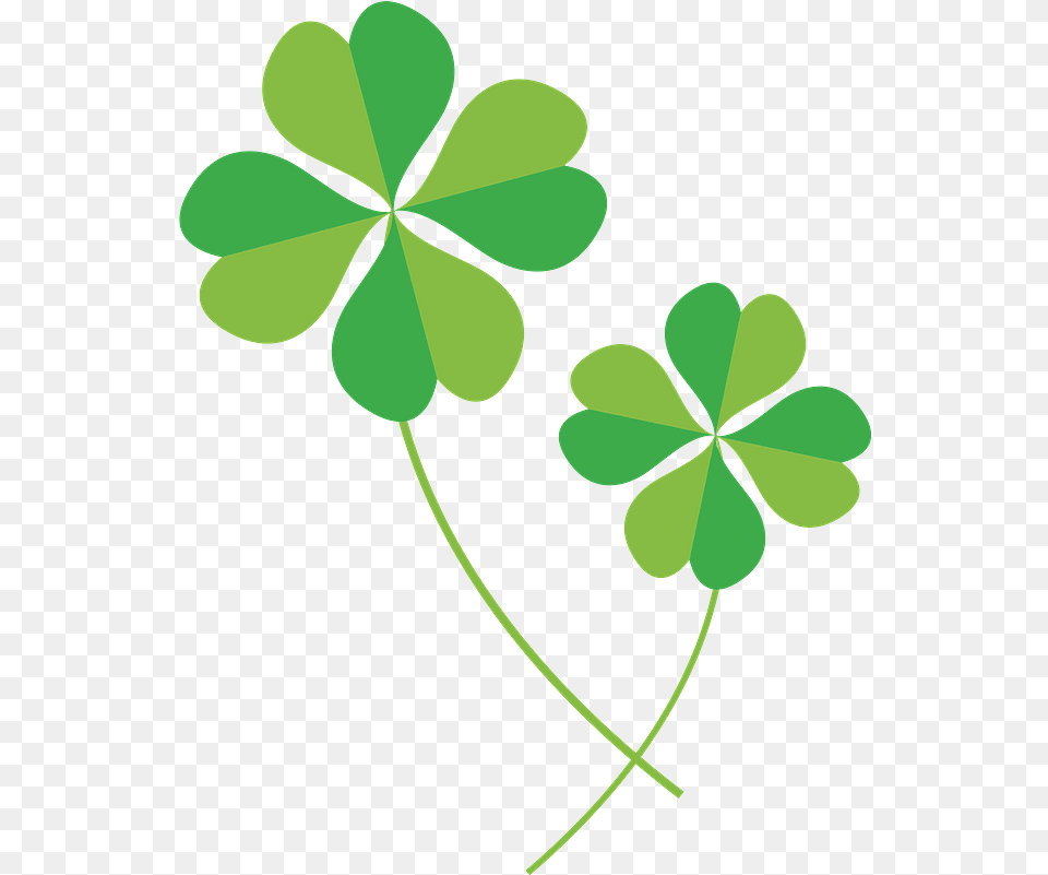 Four Leaf Clover Clipart Green, Plant Free Png Download