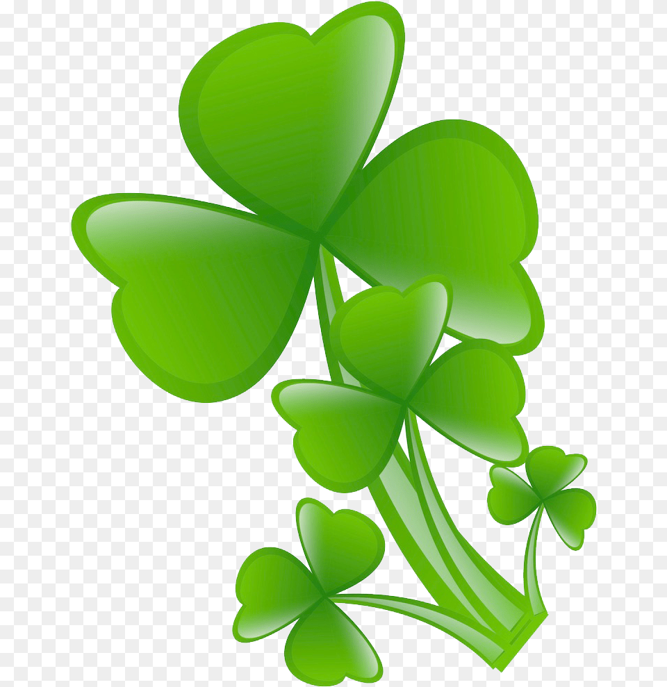 Four Leaf Clover Clipart Four Leaf Clover, Green, Herbal, Herbs, Plant Png Image