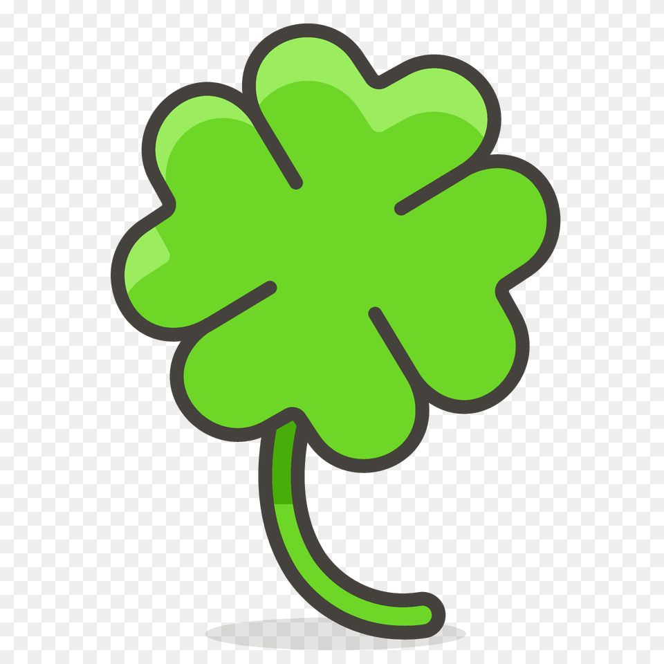 Four Leaf Clover Emoji Clipart, Plant, Ammunition, Grenade, Weapon Free Transparent Png