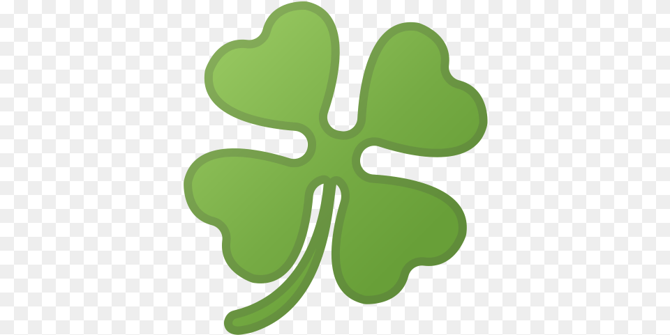 Four Leaf Clover Icon Emoji Trefle, Green, Plant Free Png Download