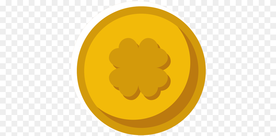 Four Leaf Clover Ireland Transparent U0026 Svg Vector File Circle, Outdoors, Nature, Sky, Gold Free Png Download