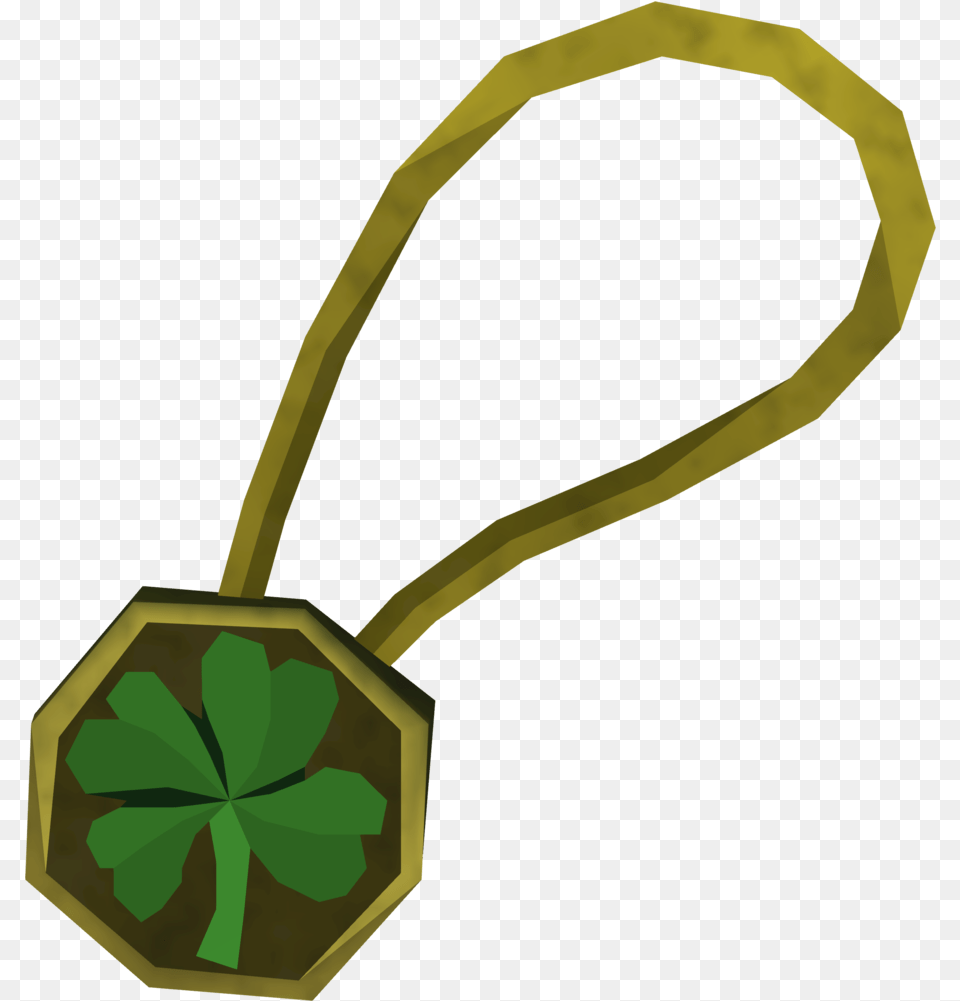 Four Leaf Clover Necklace Runescape Wiki Fandom Three Leave Clover Amulett, Accessories, Plant, Flower Free Png Download
